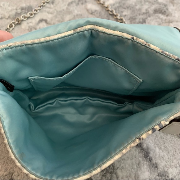 Coach Snakeskin Leather Crossbody Chain Bag - Picture 5 of 6